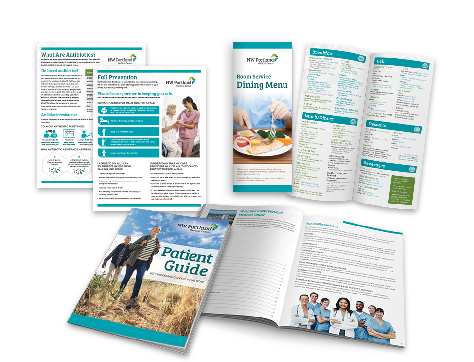 Brochures, flyers, patient guides, and more